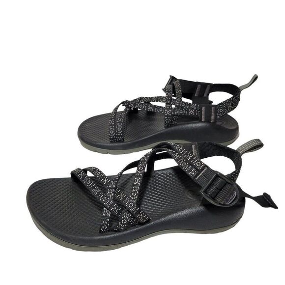 Chaco ZX1 Hugs And Kisses Strappy EcoTred Sandals Youth Size 3 Big Kids Black - Picture 8 of 12
